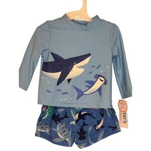 Carter’s Baby Shark Swim Set 6M NWT
